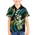 Hawaiian Ukulele Hawaiian Shirt Chartreuse Cyan Fantastic Plumeria