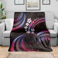 Hawaii Map Kanaka Maoli Blanket Fantastic Frangipani Sweet Dream