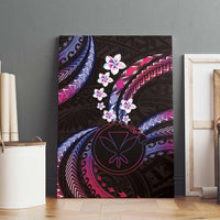 Hawaii Map Kanaka Maoli Canvas Wall Art Fantastic Frangipani Sweet Dream