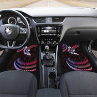 Hawaii Map Kanaka Maoli Car Mats Fantastic Frangipani Sweet Dream