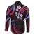 Hawaii Map Kanaka Maoli Family Matching Long Sleeve Bodycon Dress and Hawaiian Shirt Fantastic Frangipani Sweet Dream