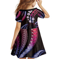 Hawaii Map Kanaka Maoli Family Matching Off Shoulder Short Dress and Hawaiian Shirt Fantastic Frangipani Sweet Dream LT01 - Polynesian Pride