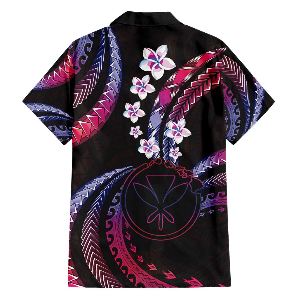 Hawaii Map Kanaka Maoli Family Matching Short Sleeve Bodycon Dress and Hawaiian Shirt Fantastic Frangipani Sweet Dream