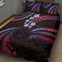 Hawaii Map Kanaka Maoli Quilt Bed Set Fantastic Frangipani Sweet Dream