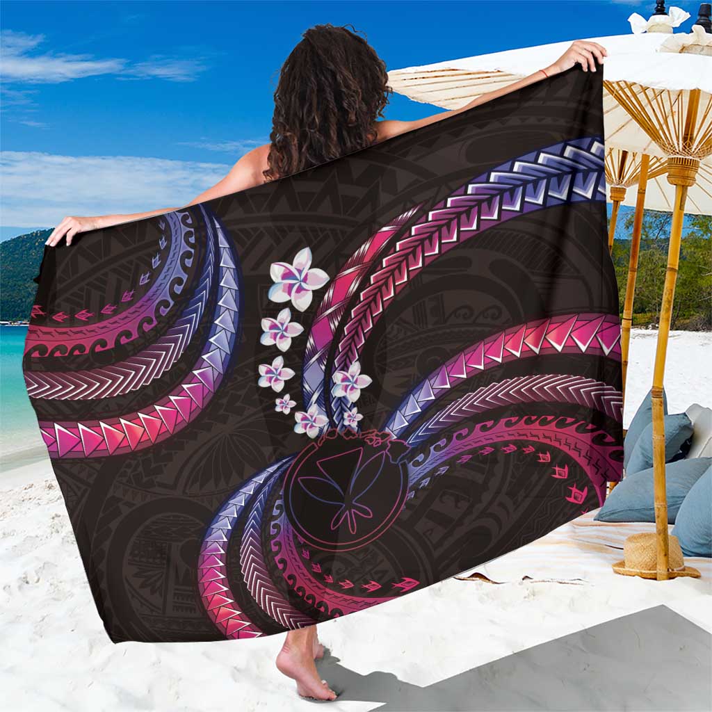 Hawaii Map Kanaka Maoli Sarong Fantastic Frangipani Sweet Dream