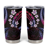 Hawaii Map Kanaka Maoli Tumbler Cup Fantastic Frangipani Sweet Dream