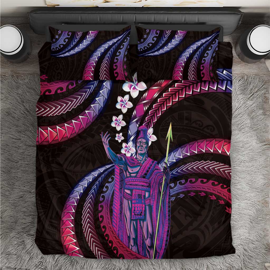 Hawaii King Kamehameha Bedding Set Fantastic Plumeria Sweet Vibes