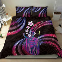 Hawaii King Kamehameha Bedding Set Fantastic Plumeria Sweet Vibes