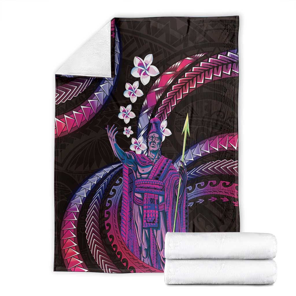 Hawaii King Kamehameha Blanket Fantastic Plumeria Sweet Vibes