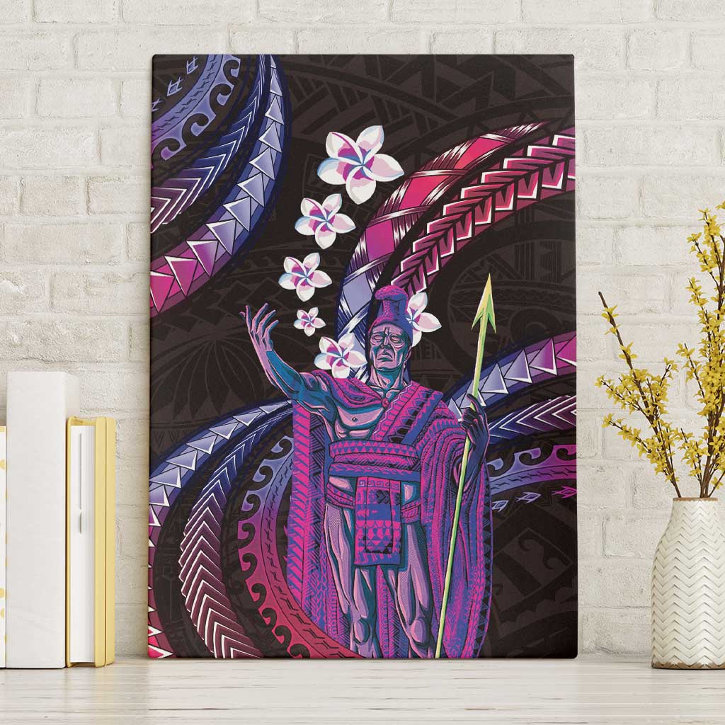 Hawaii King Kamehameha Canvas Wall Art Fantastic Plumeria Sweet Vibes