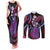 Hawaii King Kamehameha Couples Matching Tank Maxi Dress and Long Sleeve Button Shirt Fantastic Plumeria Sweet Vibes