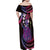 Hawaii King Kamehameha Family Matching Off Shoulder Maxi Dress and Hawaiian Shirt Fantastic Plumeria Sweet Vibes