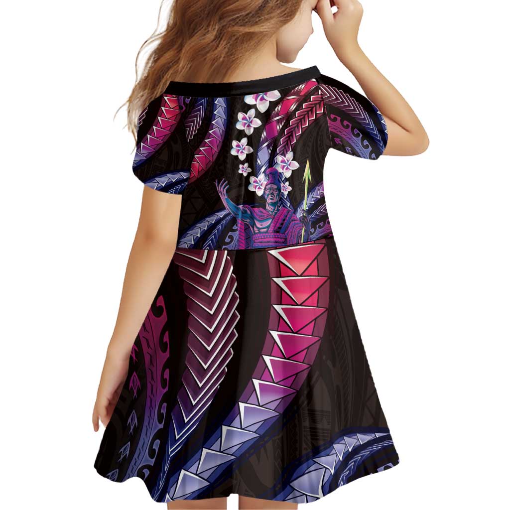 Hawaii King Kamehameha Family Matching Off Shoulder Short Dress and Hawaiian Shirt Fantastic Plumeria Sweet Vibes LT01 - Polynesian Pride
