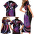 Hawaii King Kamehameha Family Matching Short Sleeve Bodycon Dress and Hawaiian Shirt Fantastic Plumeria Sweet Vibes