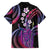 Hawaii King Kamehameha Family Matching Short Sleeve Bodycon Dress and Hawaiian Shirt Fantastic Plumeria Sweet Vibes