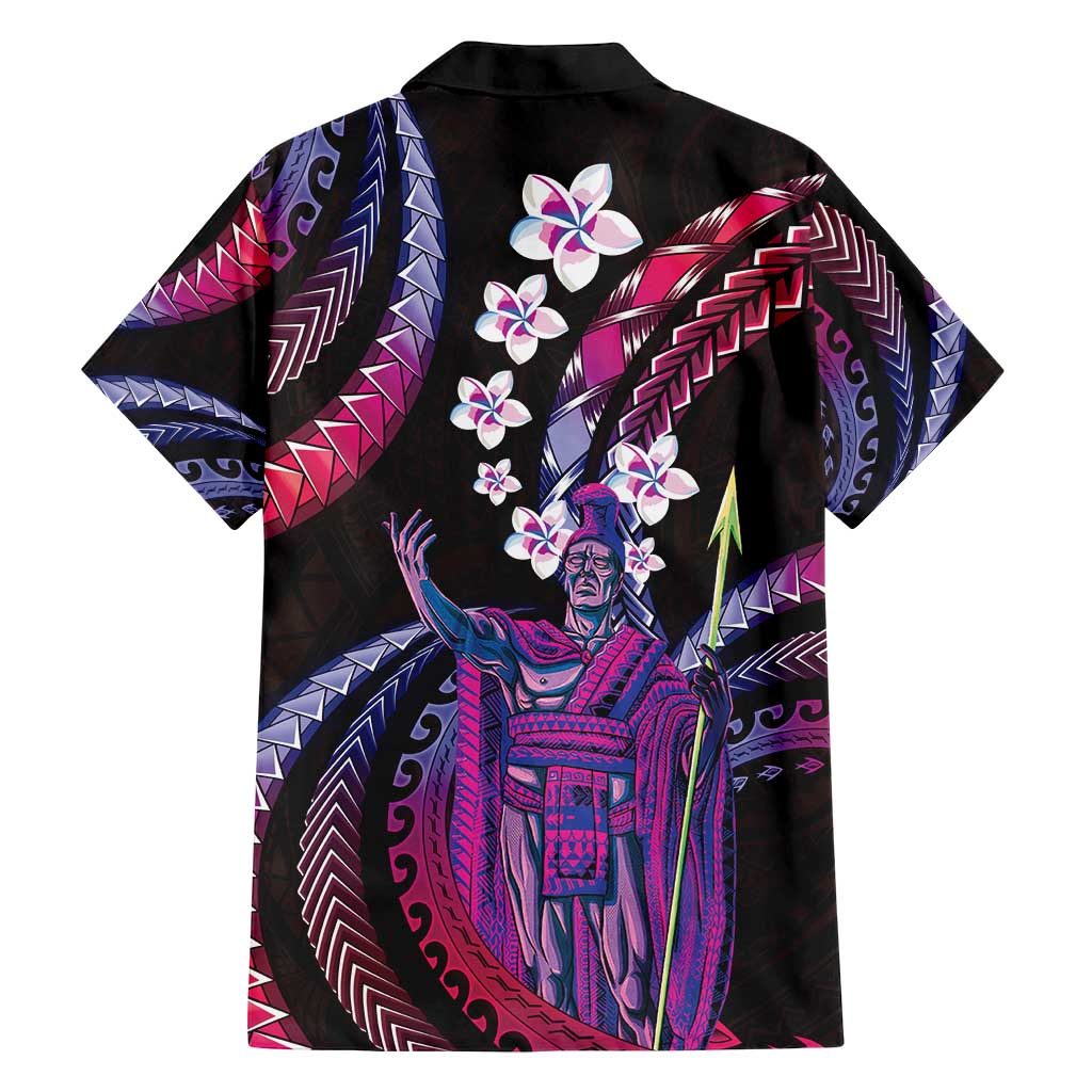 Hawaii King Kamehameha Family Matching Summer Maxi Dress and Hawaiian Shirt Fantastic Plumeria Sweet Vibes LT01 - Polynesian Pride