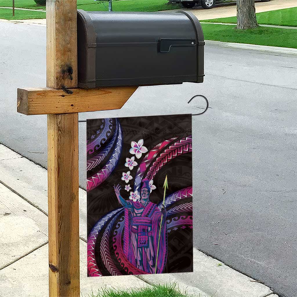 Hawaii King Kamehameha Garden Flag Fantastic Plumeria Sweet Vibes