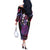 Hawaii King Kamehameha Off The Shoulder Long Sleeve Dress Fantastic Plumeria Sweet Vibes