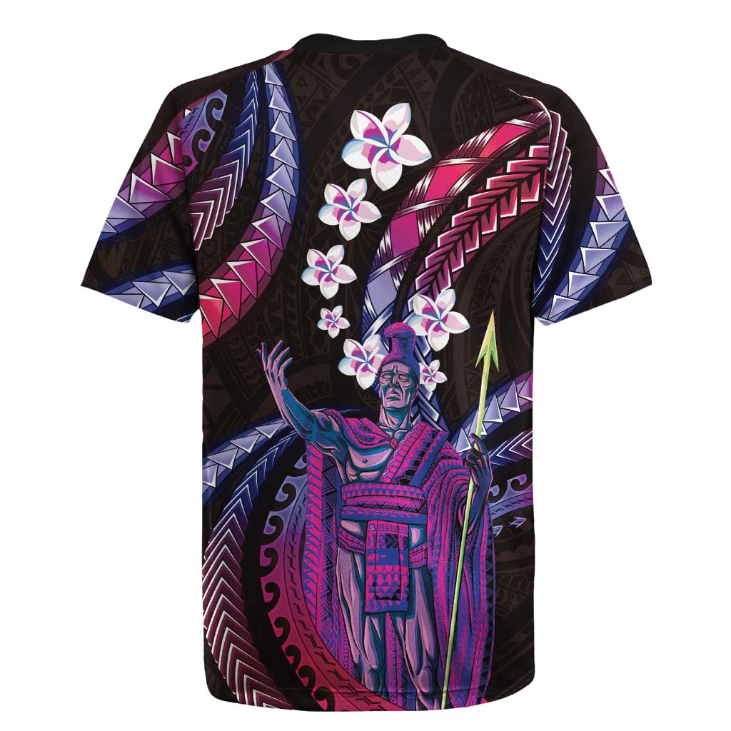 Hawaii King Kamehameha Rugby Jersey Fantastic Plumeria Sweet Vibes