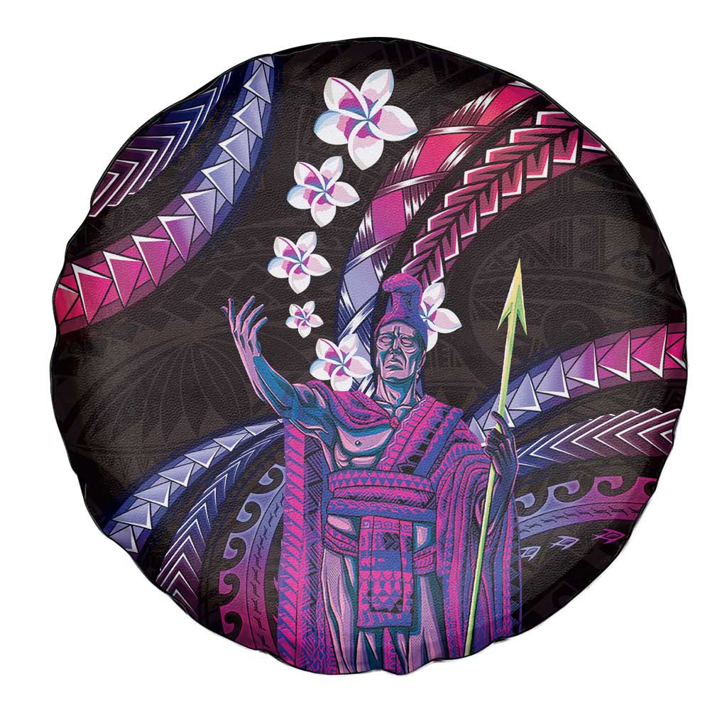 Hawaii King Kamehameha Spare Tire Cover Fantastic Plumeria Sweet Vibes