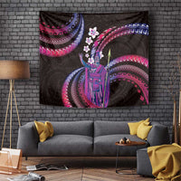 Hawaii King Kamehameha Tapestry Fantastic Plumeria Sweet Vibes