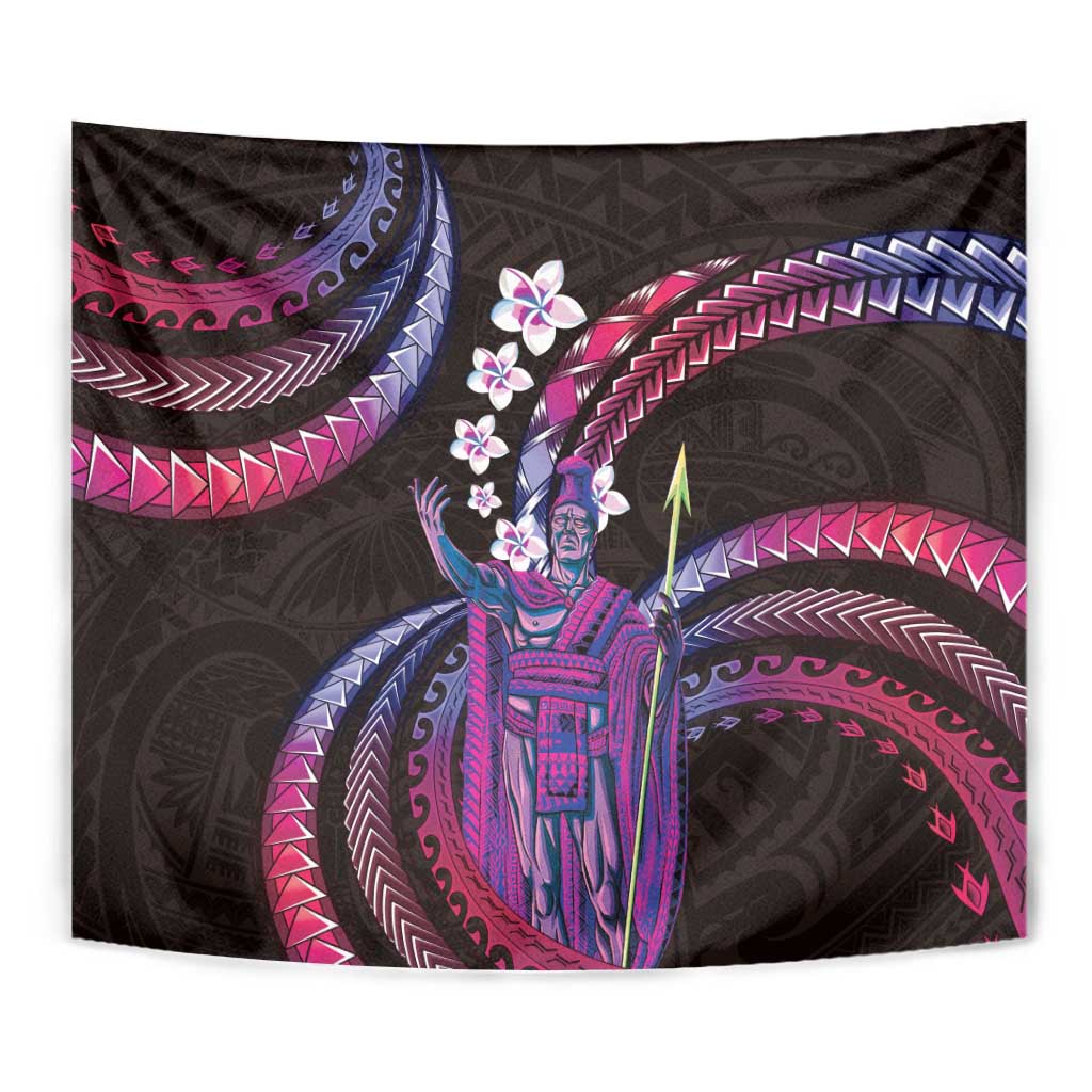 Hawaii King Kamehameha Tapestry Fantastic Plumeria Sweet Vibes