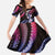Hawaii Plumeria Family Matching Tank Maxi Dress and Hawaiian Shirt Sweet Gradient Polynesian Pattern