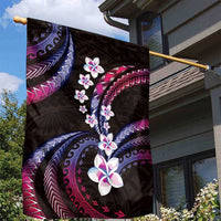 Hawaii Plumeria Garden Flag Sweet Gradient Polynesian Pattern