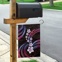 Hawaii Plumeria Garden Flag Sweet Gradient Polynesian Pattern