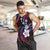 Hawaii Plumeria Men Tank Top Sweet Gradient Polynesian Pattern