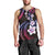 Hawaii Plumeria Men Tank Top Sweet Gradient Polynesian Pattern