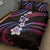 Hawaii Plumeria Quilt Bed Set Sweet Gradient Polynesian Pattern