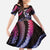 Hawaii Shaka Sign Family Matching Long Sleeve Bodycon Dress and Hawaiian Shirt Fantastic Frangipani Sweet Vibes