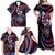 Hawaii Shaka Sign Family Matching Off Shoulder Maxi Dress and Hawaiian Shirt Fantastic Frangipani Sweet Vibes