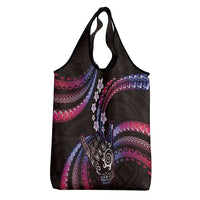 Hawaii Shaka Sign Grocery Bag Fantastic Frangipani Sweet Vibes