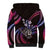 Hawaii Shaka Sign Sherpa Hoodie Fantastic Frangipani Sweet Vibes