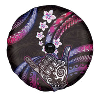 Hawaii Shaka Sign Spare Tire Cover Fantastic Frangipani Sweet Vibes