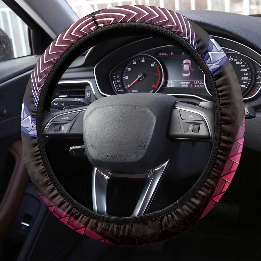 Hawaii Shaka Sign Steering Wheel Cover Fantastic Frangipani Sweet Vibes