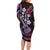 Hawaiian Ukulele Family Matching Long Sleeve Bodycon Dress and Hawaiian Shirt Sweet Dream Fantastic Plumeria