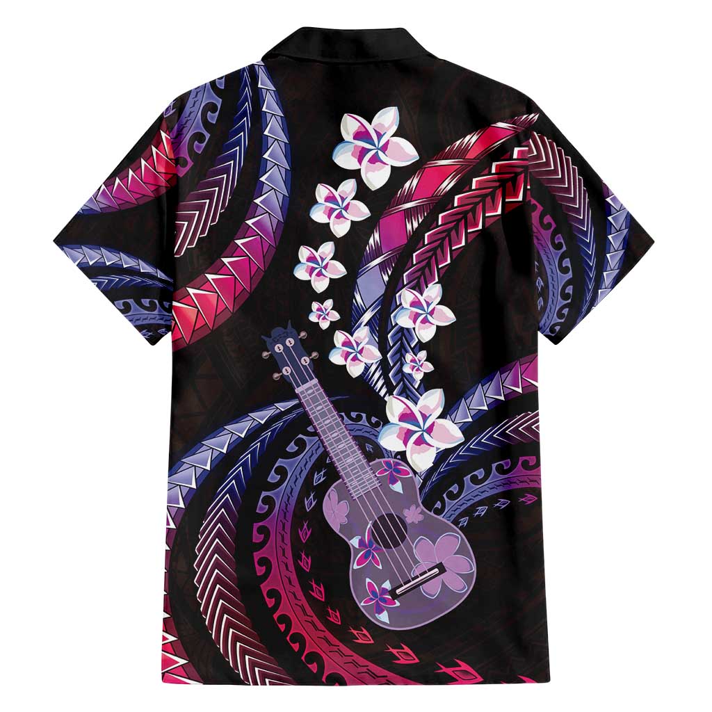 Hawaiian Ukulele Family Matching Off Shoulder Maxi Dress and Hawaiian Shirt Sweet Dream Fantastic Plumeria LT01 - Polynesian Pride