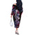 Hawaiian Ukulele Off The Shoulder Long Sleeve Dress Sweet Dream Fantastic Plumeria