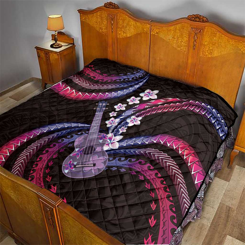 Hawaiian Ukulele Quilt Sweet Dream Fantastic Plumeria
