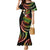Hawaii Turtles Plumeria Family Matching Mermaid Dress and Hawaiian Shirt Reggae Polynesian Pattern