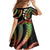 Hawaii Turtles Plumeria Family Matching Tank Maxi Dress and Hawaiian Shirt Reggae Polynesian Pattern