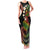 Hawaii Turtles Plumeria Family Matching Tank Maxi Dress and Hawaiian Shirt Reggae Polynesian Pattern