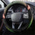 Hawaii Turtles Plumeria Steering Wheel Cover Reggae Polynesian Pattern