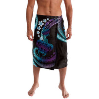 Hawaii Turtles Plumeria Lavalava Amethyst Gradient Polynesian Pattern