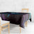 Hawaii Turtles Plumeria Tablecloth Amethyst Gradient Polynesian Pattern