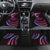 Hawaii Turtles Plumeria Car Mats Sweet Gradient Polynesian Pattern