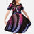 Hawaii Turtles Plumeria Family Matching Tank Maxi Dress and Hawaiian Shirt Sweet Gradient Polynesian Pattern
